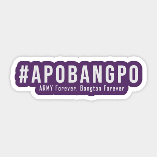 APOBANGPO BTS Sticker